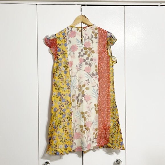 Anthropologie Taylor Pintucked Mini Dress Size XS - Picture 5 of 7